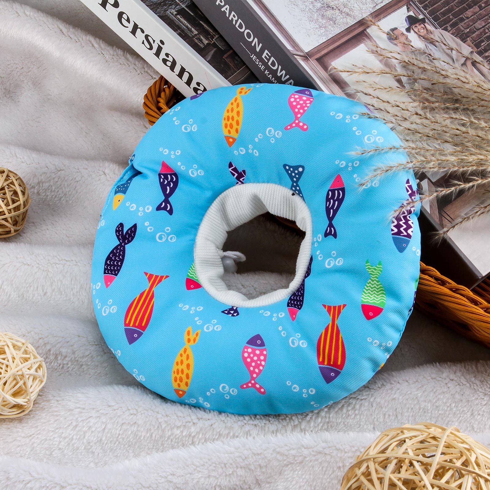 Libfrnt cat cone collar dining drinking use supports eating and drinking with comfortable fit