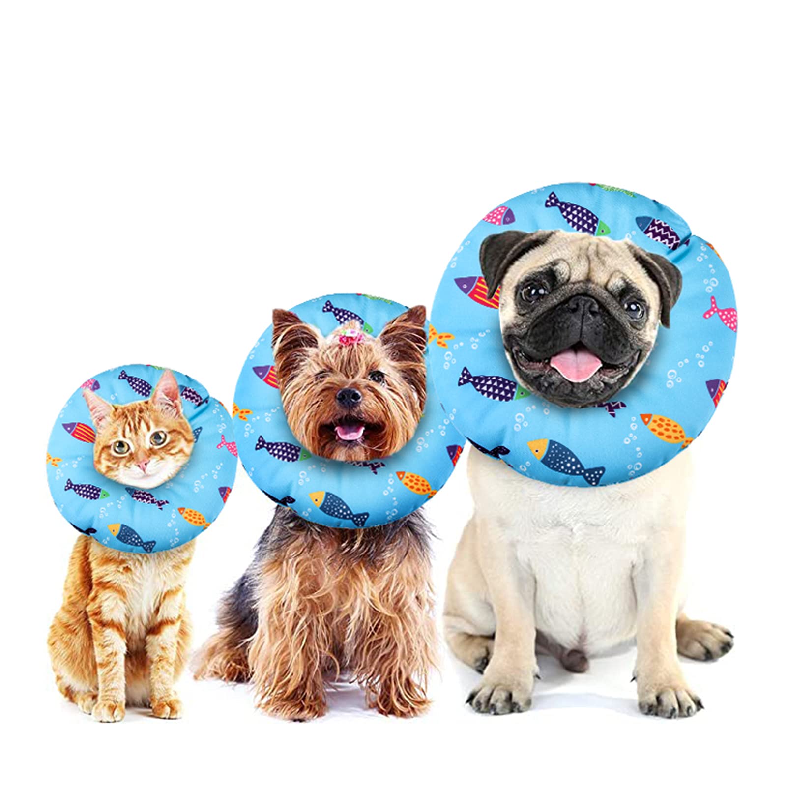 Libfrnt cat cone collar soft-edge design reduces irritation during wear