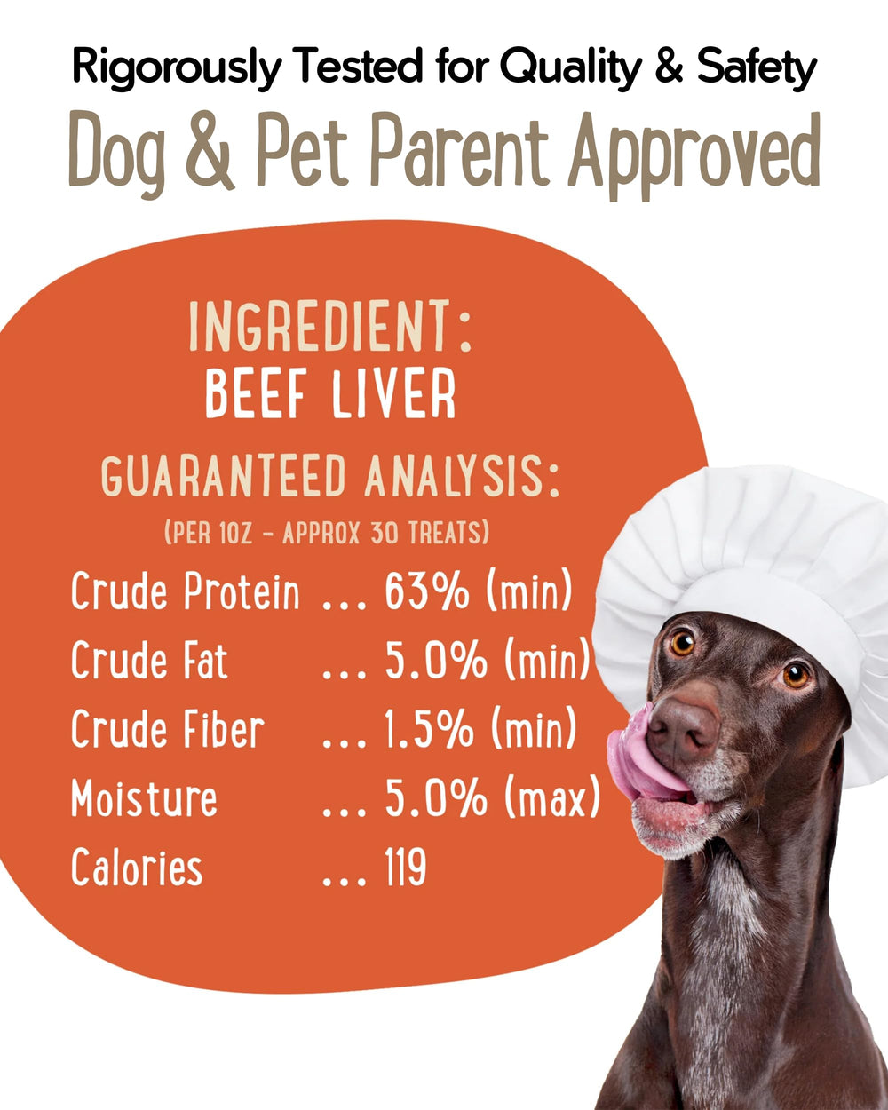 Lick You Silly beef-liver-treats-large-dog emphasizes a protein-rich snack option for big breeds.