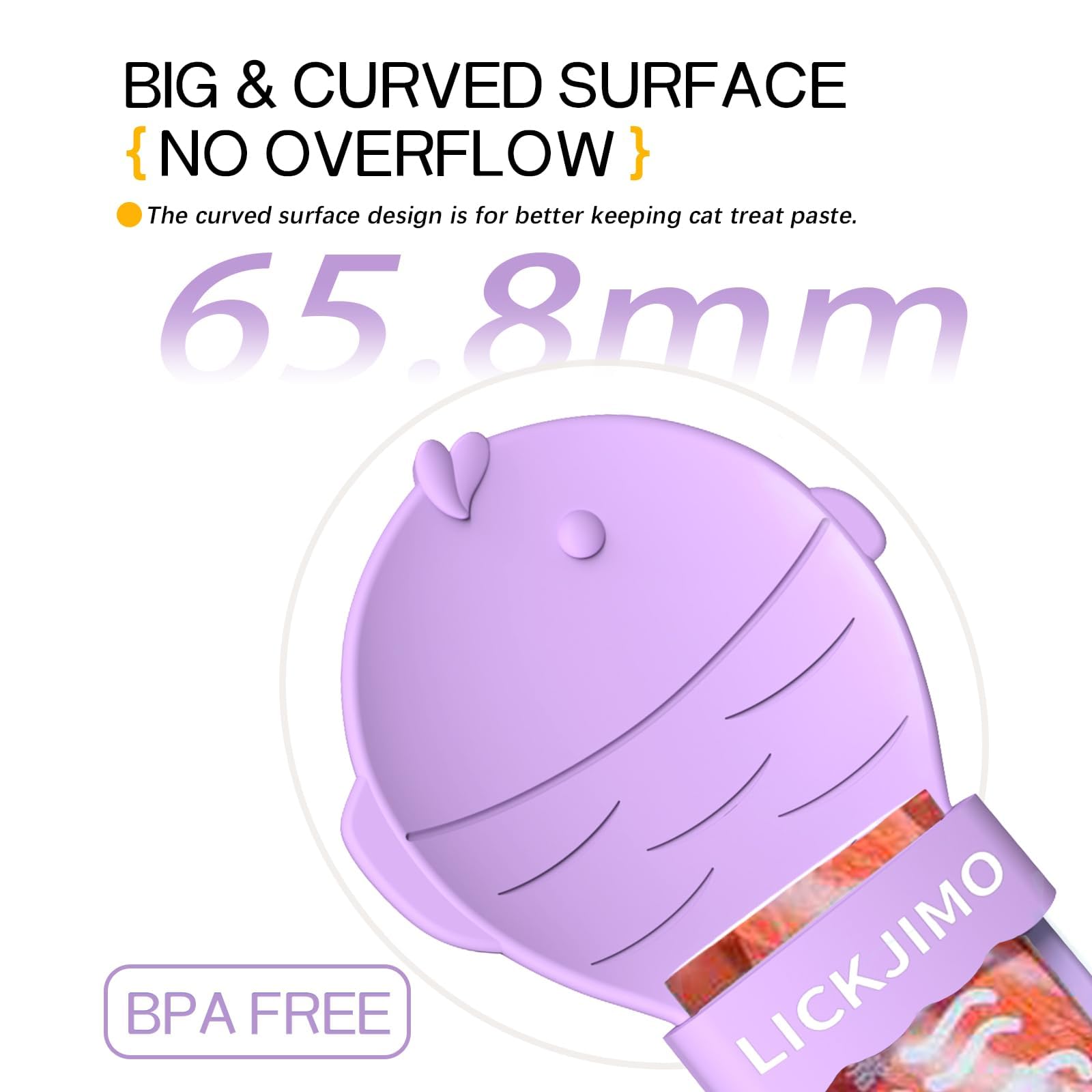 LICKJIMO BPA-free cat spoon keeps feeding safe for pets and families
