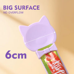 LICKJIMO cat spoon long handle eases feeding sessions