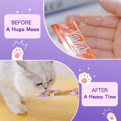 LICKJIMO treat dispenser mess-free feeding for cats
