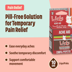 Licks Pill Free cat ache aid gel being licked for quick relief