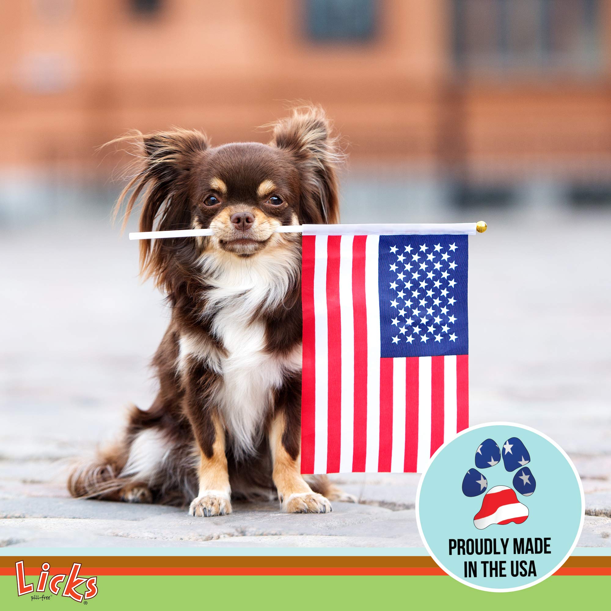 Licks Pill Free Zen pet treats gel for dogs and cats shows versatile calming support