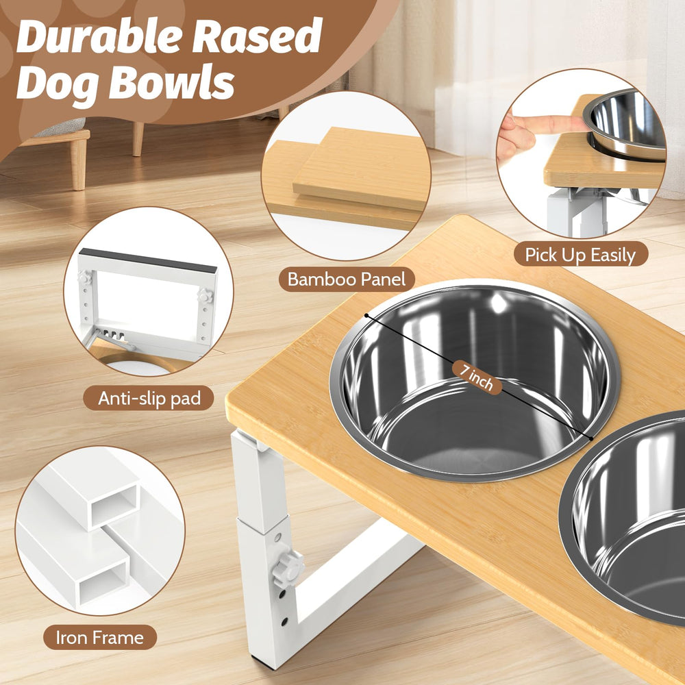 LIDTOP four-height-angles design adapts to growing dogs and different breeds.