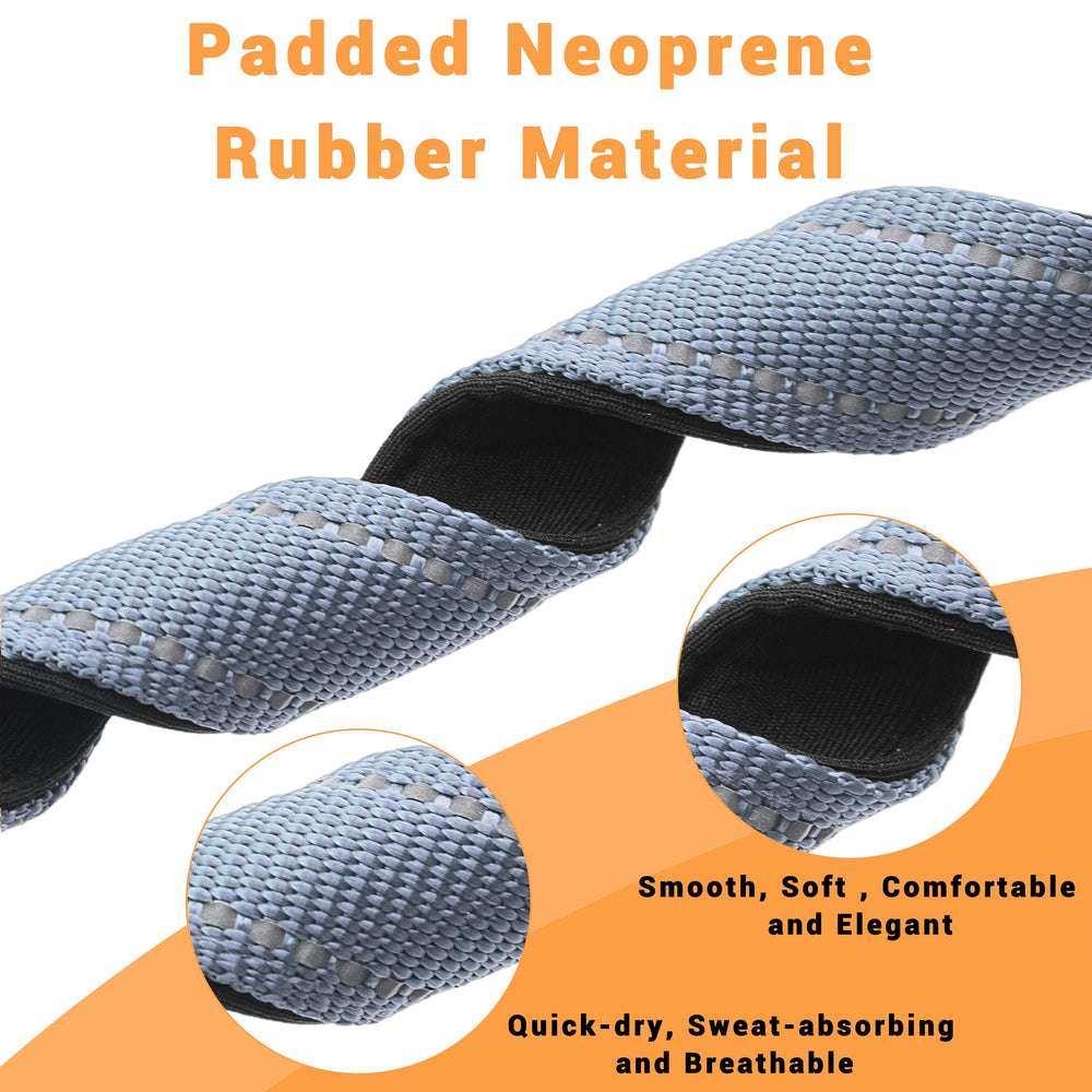 LIEVUIKEN 360-degree reflective strap provides high visibility from all angles at night.