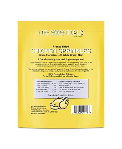 Life Essentials by Cat-Man-Doo close-up; crisp texture for treats.