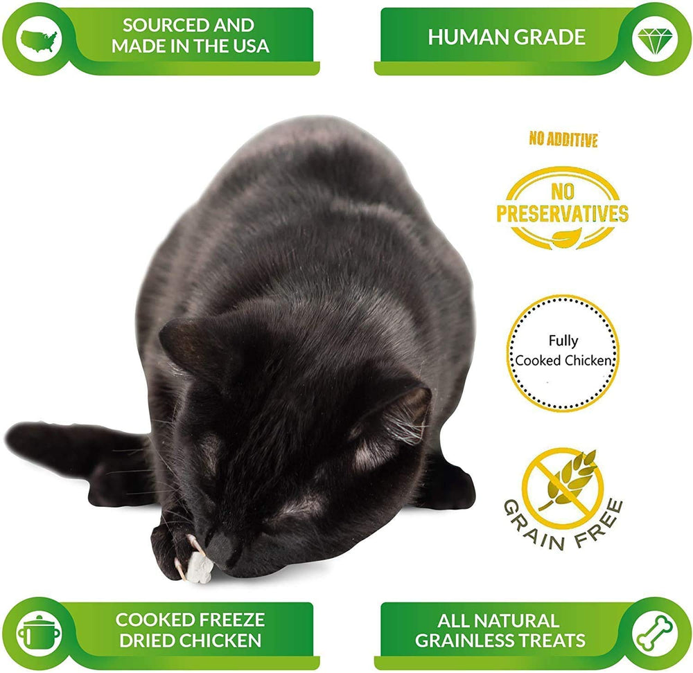Life Essentials by Cat-Man-Doo label reveals 100% chicken.