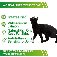 LIFE ESSENTIALS CAT-MAN-DOO treat-topper image; convenient food topper on dry kibble.