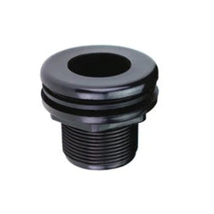 Lifegard Aquatics bulkhead 3/4-inch double-threaded for secure, leak-free aquarium plumbing installations.