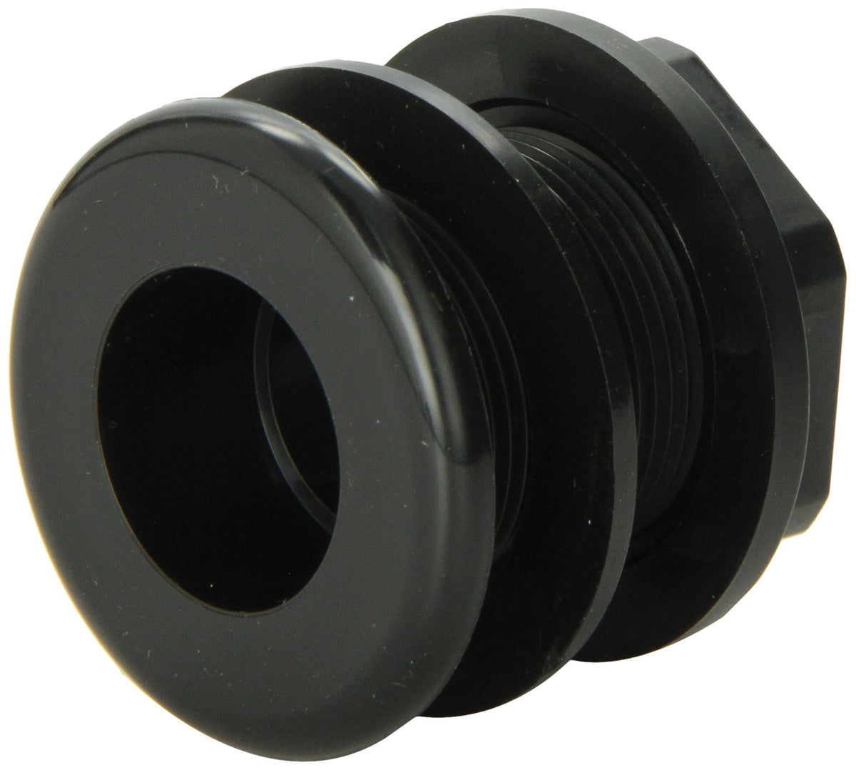 Lifegard bulkhead 3/4-inch slip outside view for secure rain barrel connections
