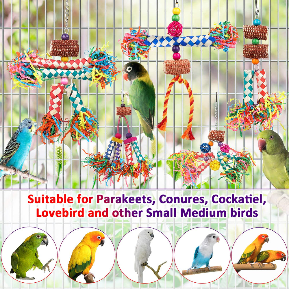 LifeIdeas Chew and play toy encourages healthy beak activity and exercise
