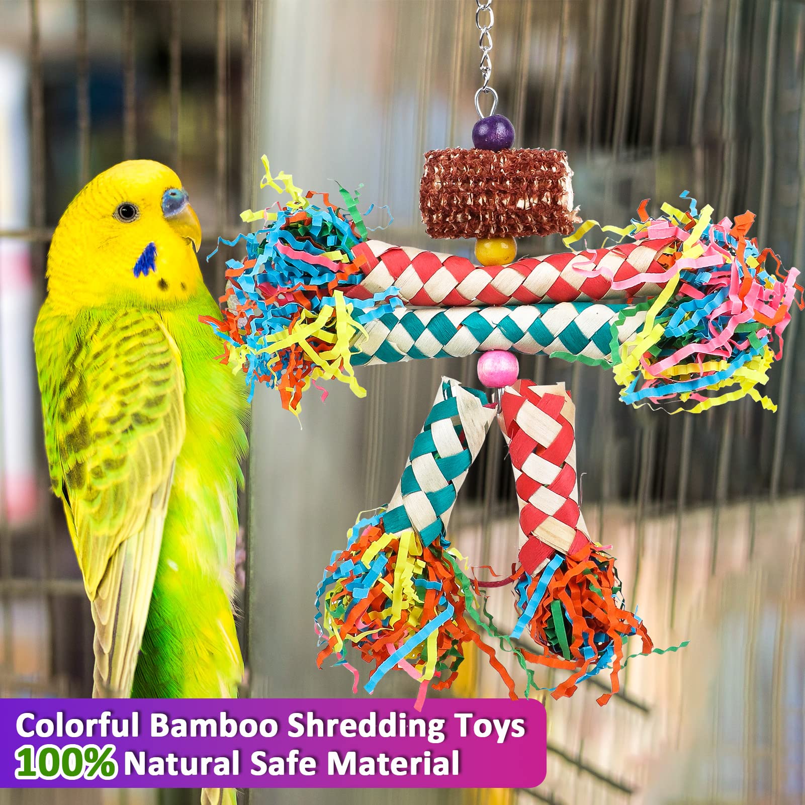 LifeIdeas Foraging activity toy supports mental stimulation for small to medium parrots