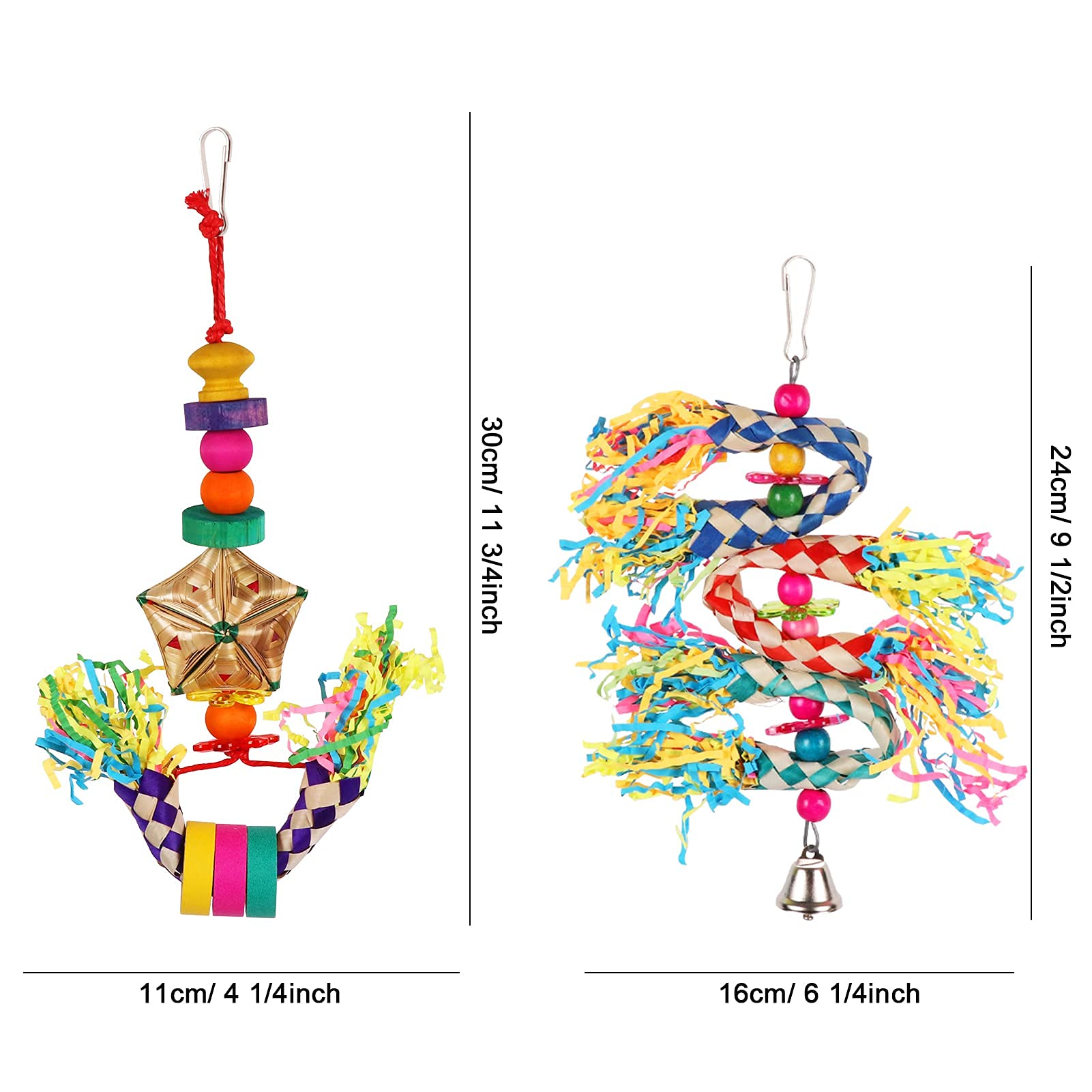 LifeIdeas bird toys assembly hook simplifies cage setup and safe installation.