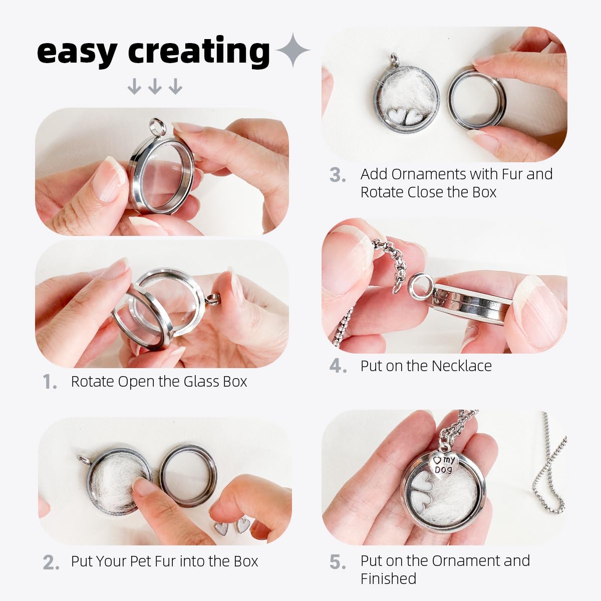 Lifelisa titanium steel chain durable for comfortable all-day wear