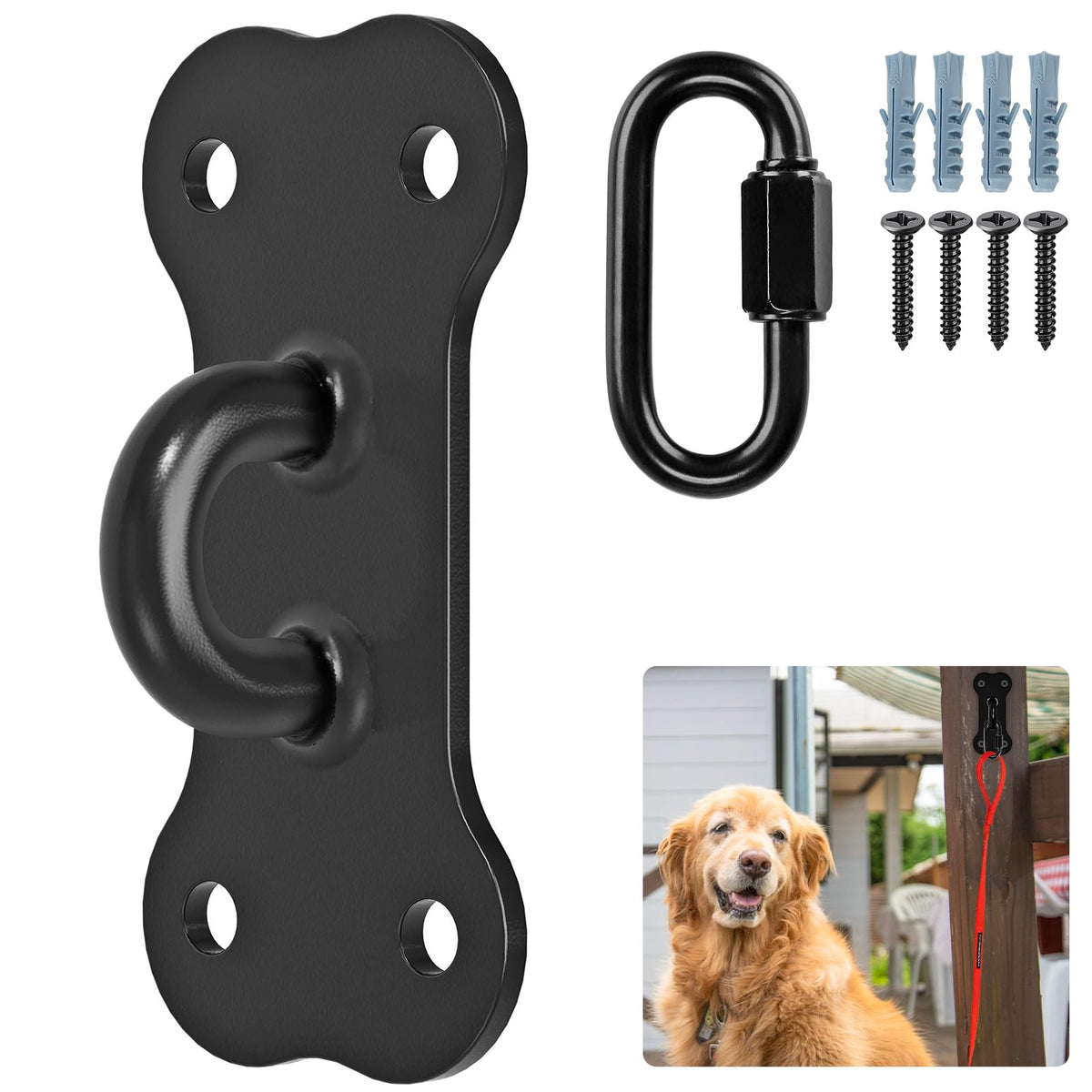 Lifeswell dog leash holder wall mounted for organized entryways and quick access