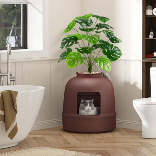 Lifewit litter box room setup showcases a tidy, pet-friendly living area.