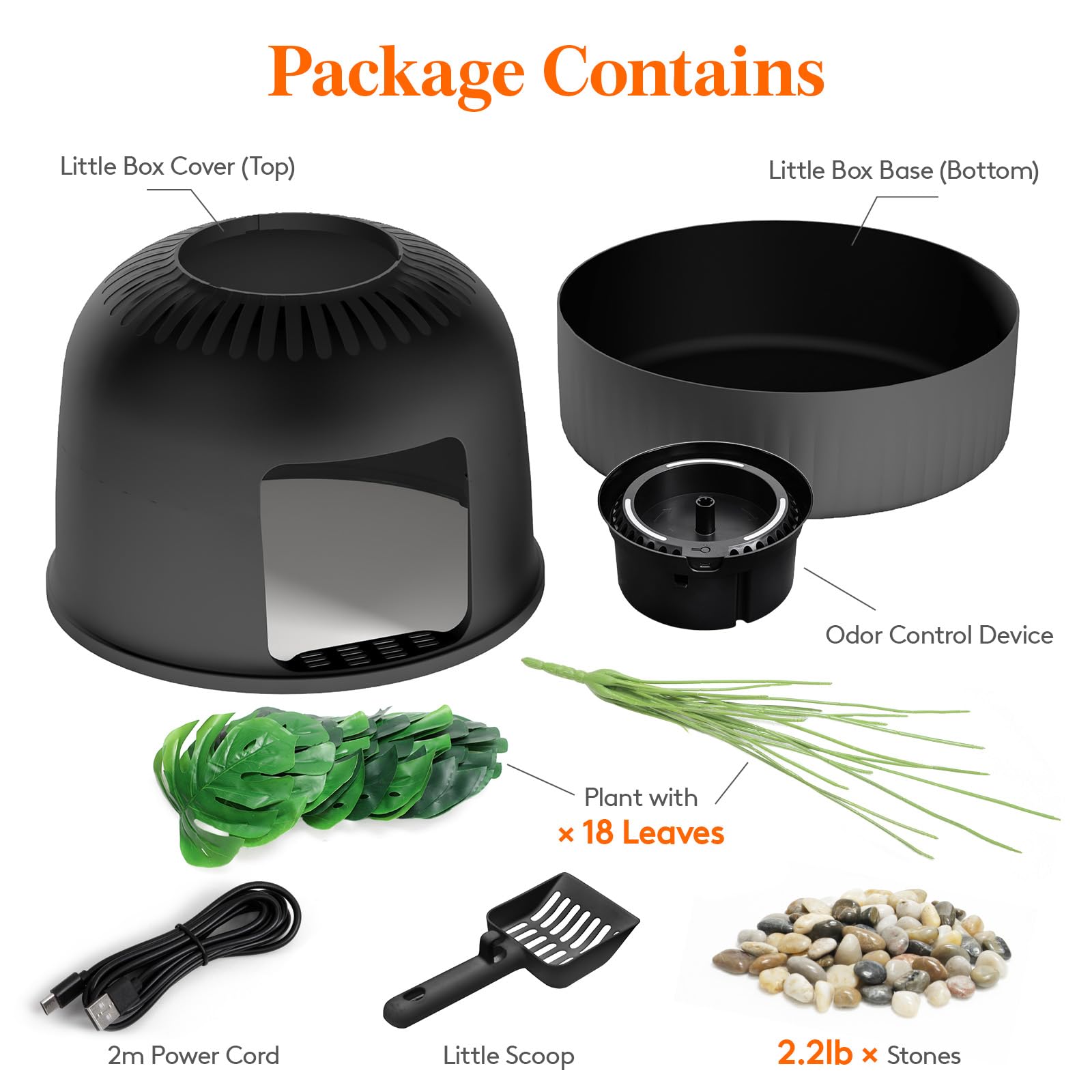 Lifewit top with decorative plants snaps securely into place