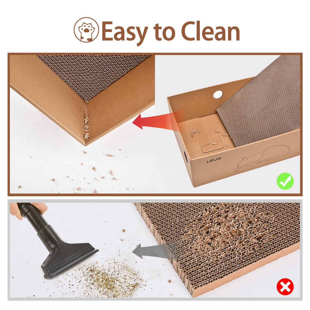 LIFLIX design helps protect furniture by guiding claws to the scratcher