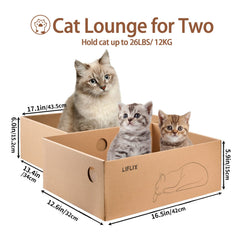 LIFLIX reversible scratch pads offer durable scratching surfaces