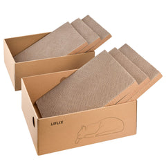 LIFLIX two box setup shows versatile play and lounging for cats