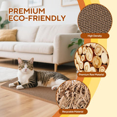 LIFLIX cat nip packs attract cats to the scratching board sessions.