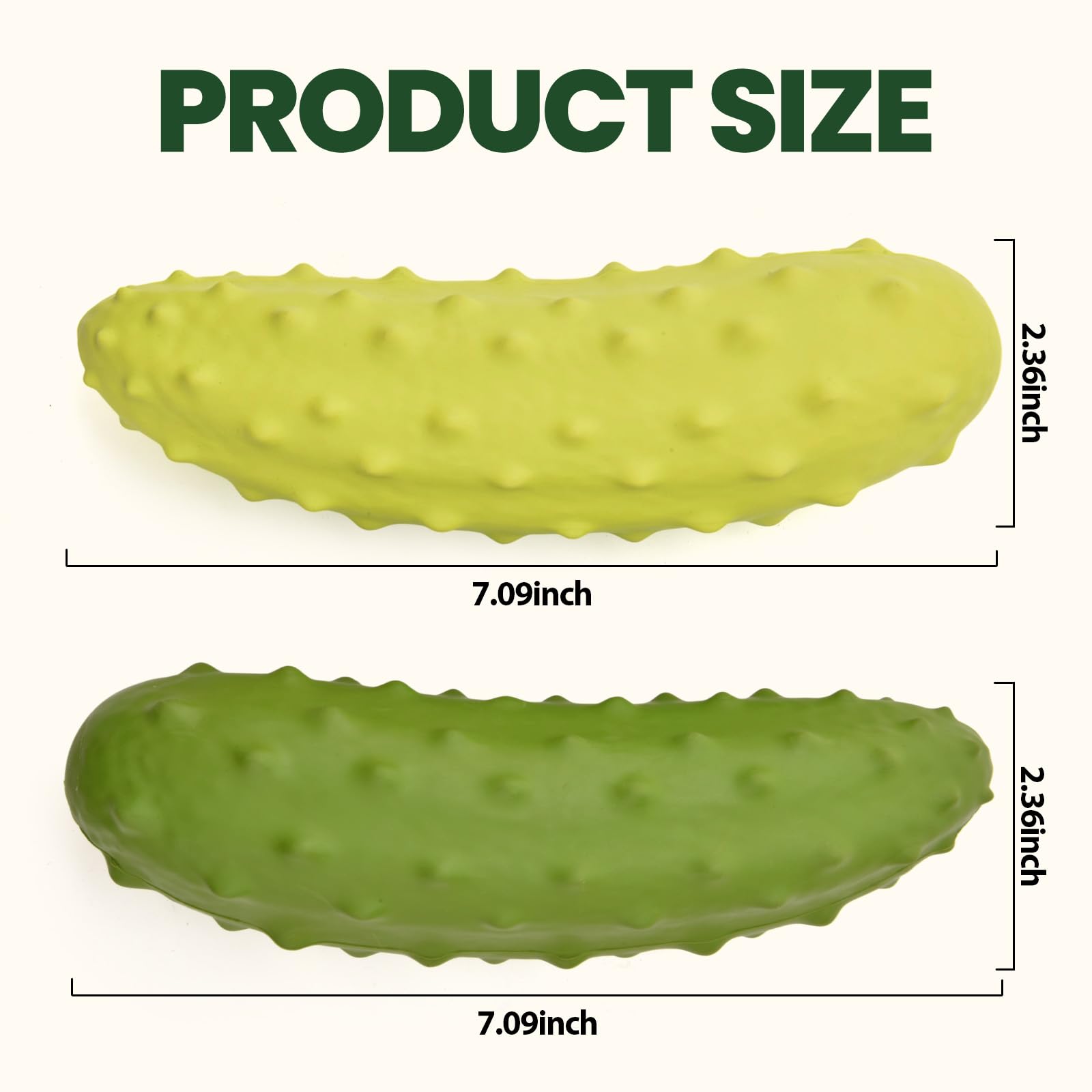 LIFLIX dog toy built-in squeak in yellow and green adds excitement for chew time.