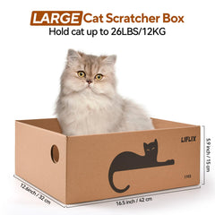 LIFLIX reversible scratching pads demonstrate double-sided longevity for cats.