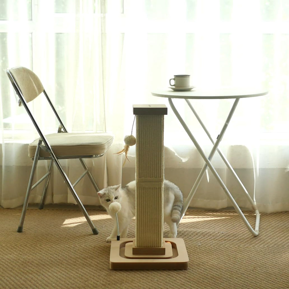 LIFLIX sisal wrapped tube offers natural scratching texture