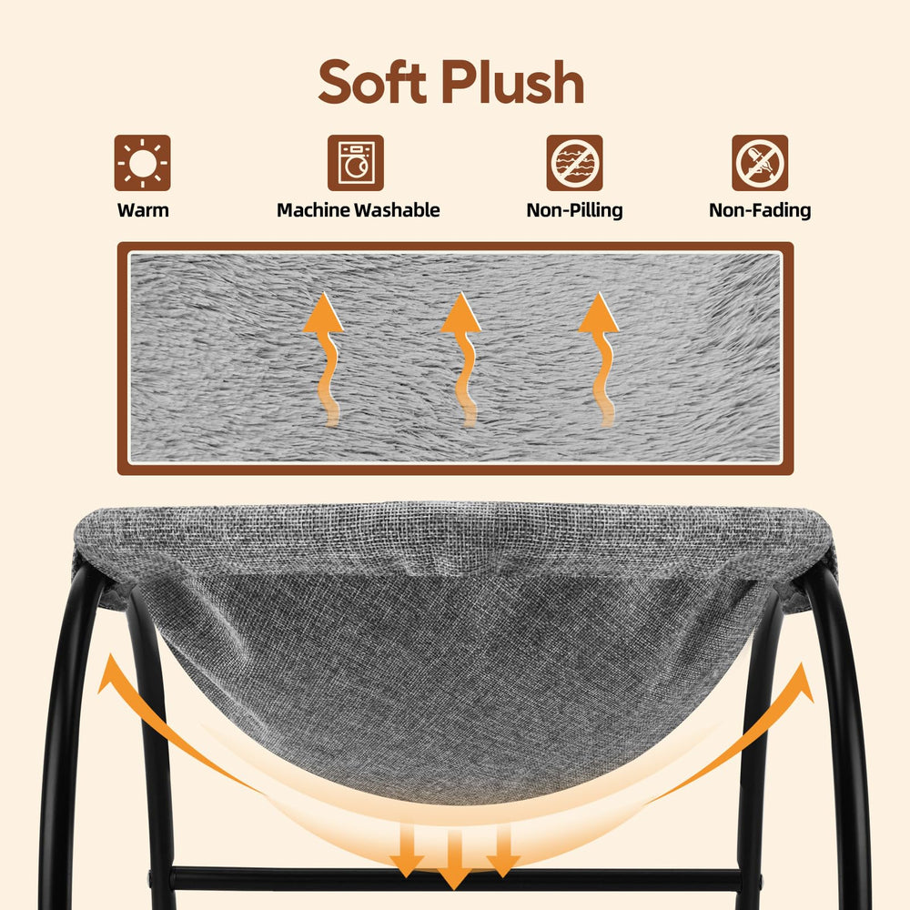 LIFLIX stable four-legged frame with anti-slip mats ensures steady support.