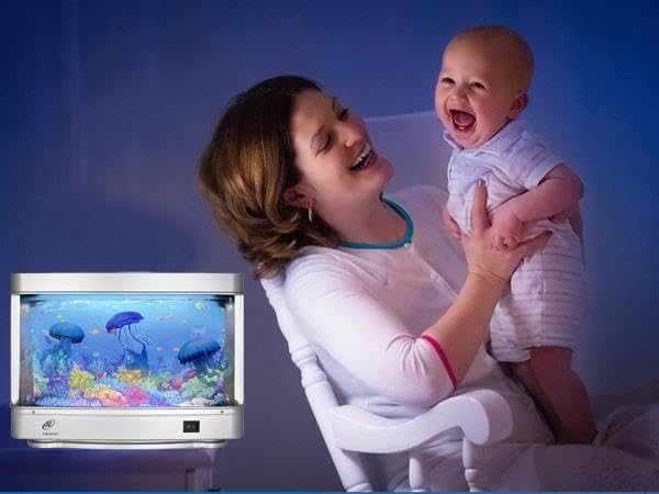 Lightahead jellyfish aquarium requires no maintenance, offering effortless ambient lighting.