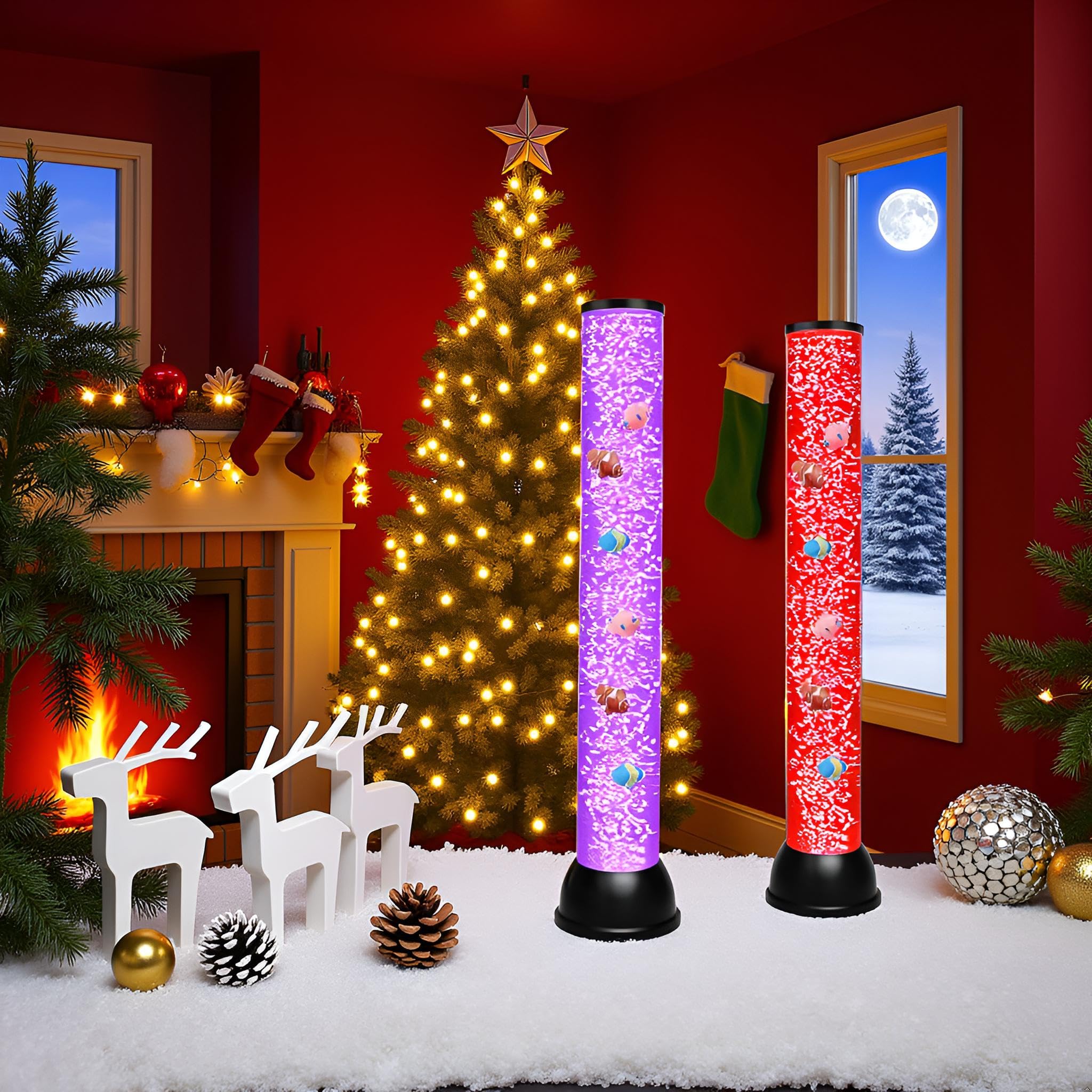 Lightahead bedroom ambience when lamp is on creates calming night-light.