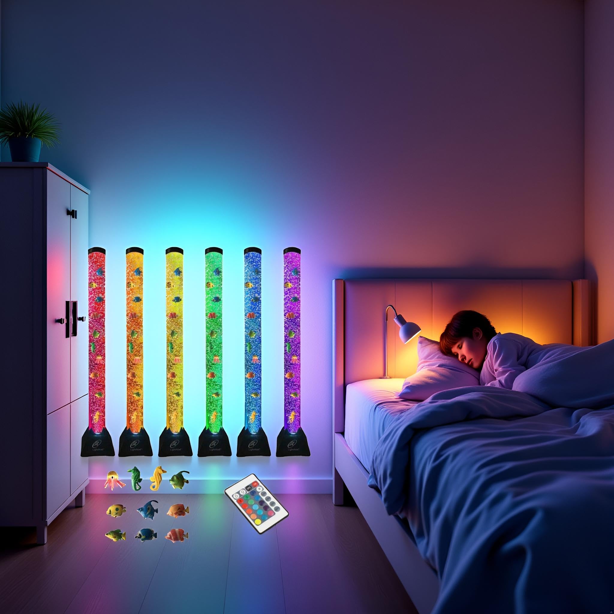 Lightahead color effects with solid colors and transitions for mood lighting
