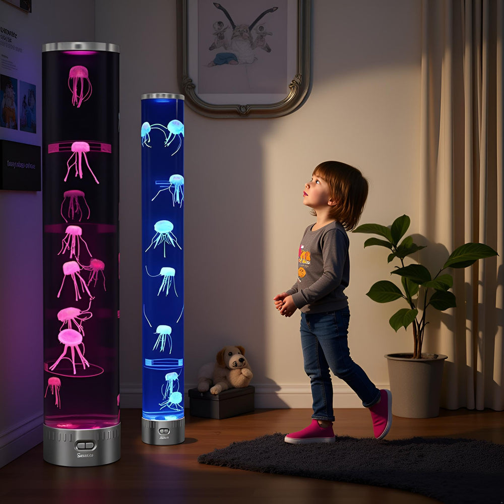 Lightahead LED Jellyfish Aqua Mood Lamp gift-packaging suitable for gifting.