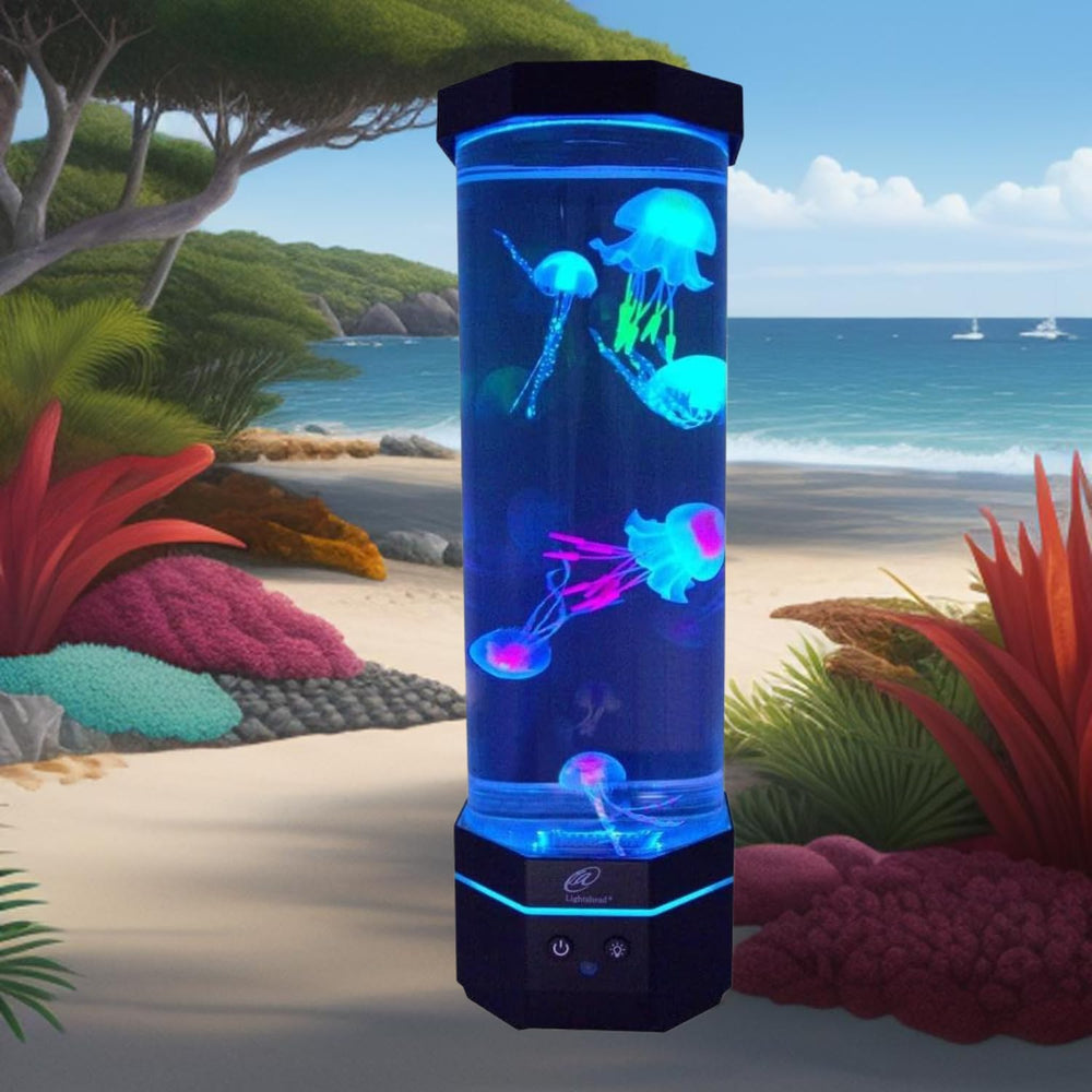 Lightahead jellyfish-lamp-leds-6rgb emphasizes vivid color-changing effects for immersive scenes