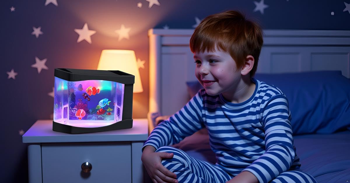 Lightahead mini aquarium gift decor suitable for sea-life lovers.