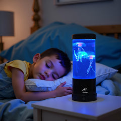 Lightahead jellyfish lamp jellyfish motion creates tranquil undersea ambience