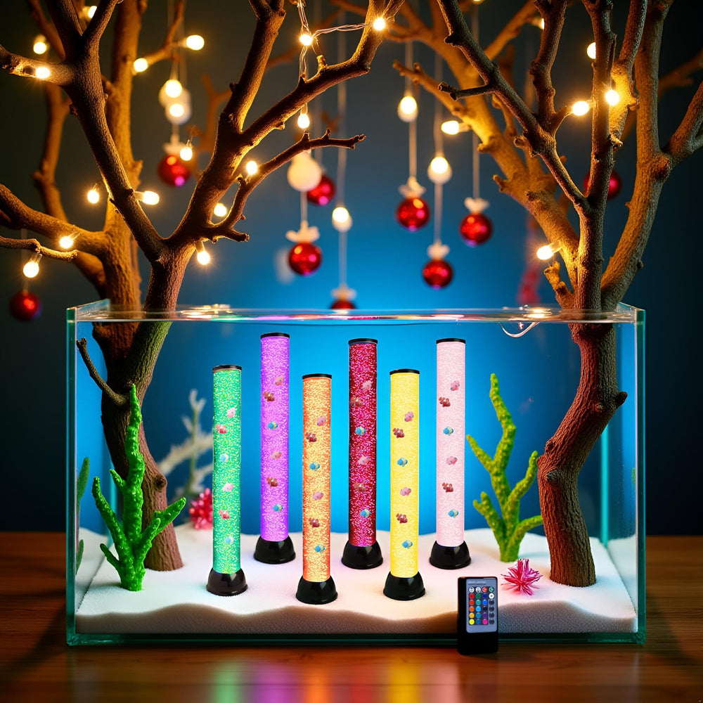 Lightahead 24-key remote controller demonstrates easy color customization for mood lighting.