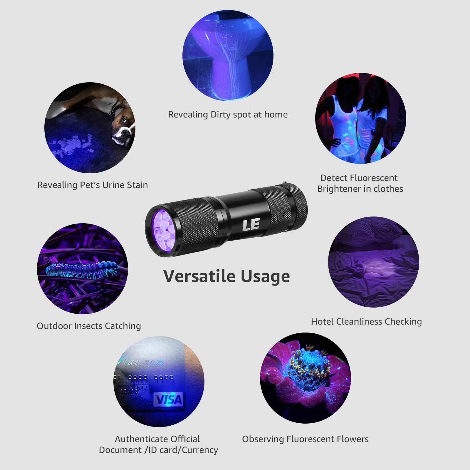Lighting EVER AAA batteries included ensure long-lasting home use.