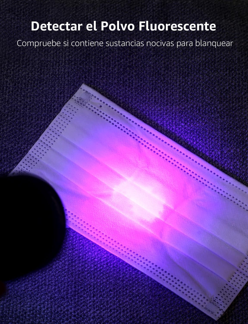 Lighting EVER LE UV flashlight helps check food stains without bright light