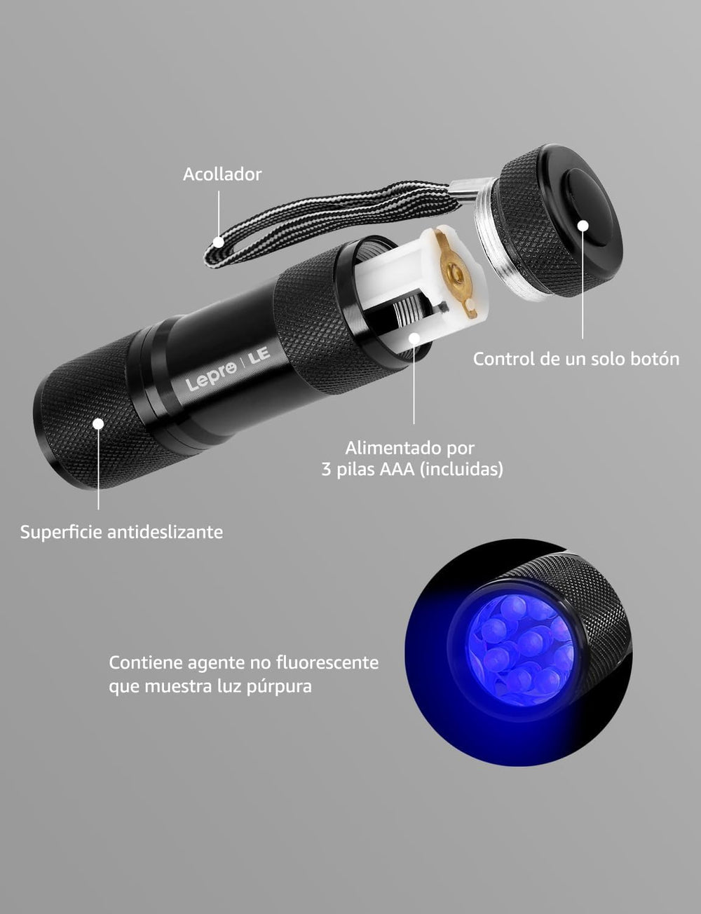 Lighting EVER LE waterproof IPX4 design withstands light rain and wet surfaces