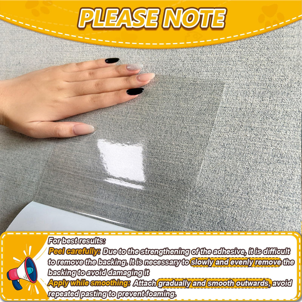 LIHBIH protective tape with clips and pins secures protection on furniture fabrics
