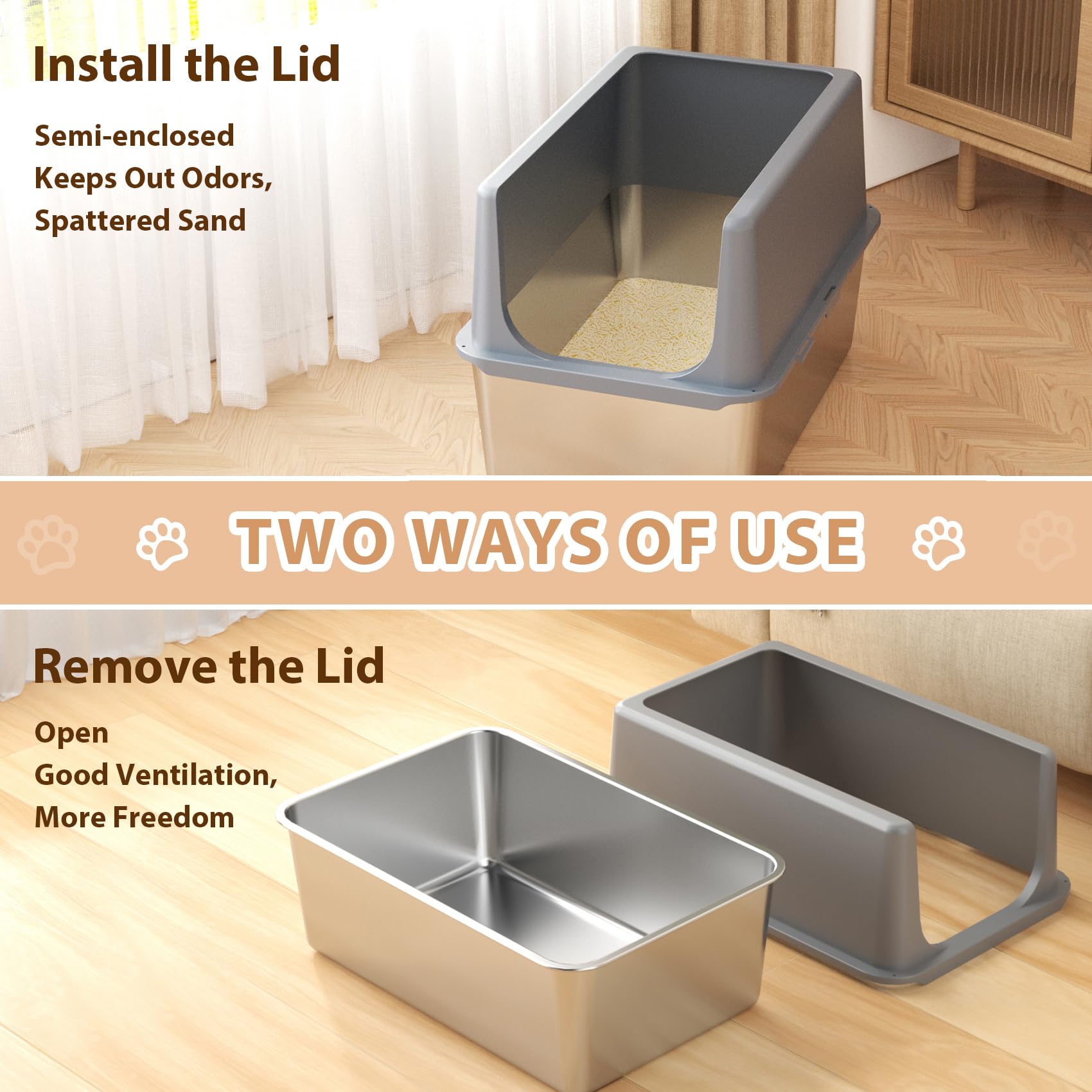 LIHOOOOM hair sticker aids removal of fur and dust after use.