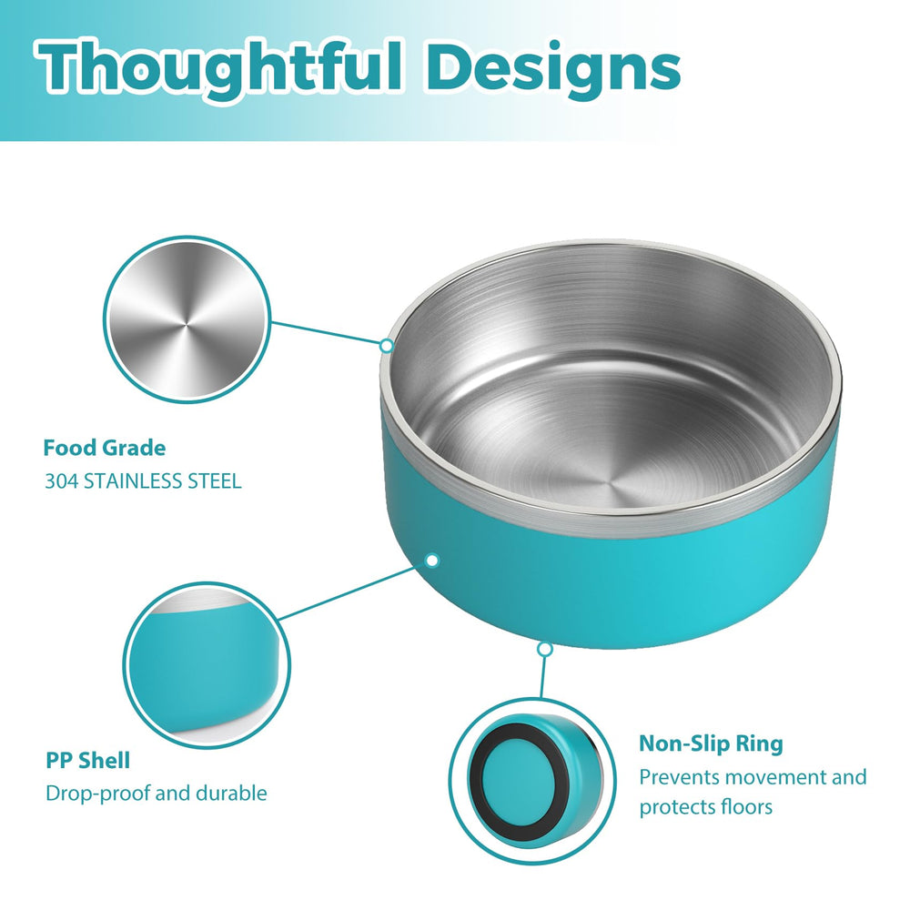 LIHOOOOM large-capacity 2200ml bowl ideal for bigger dogs.