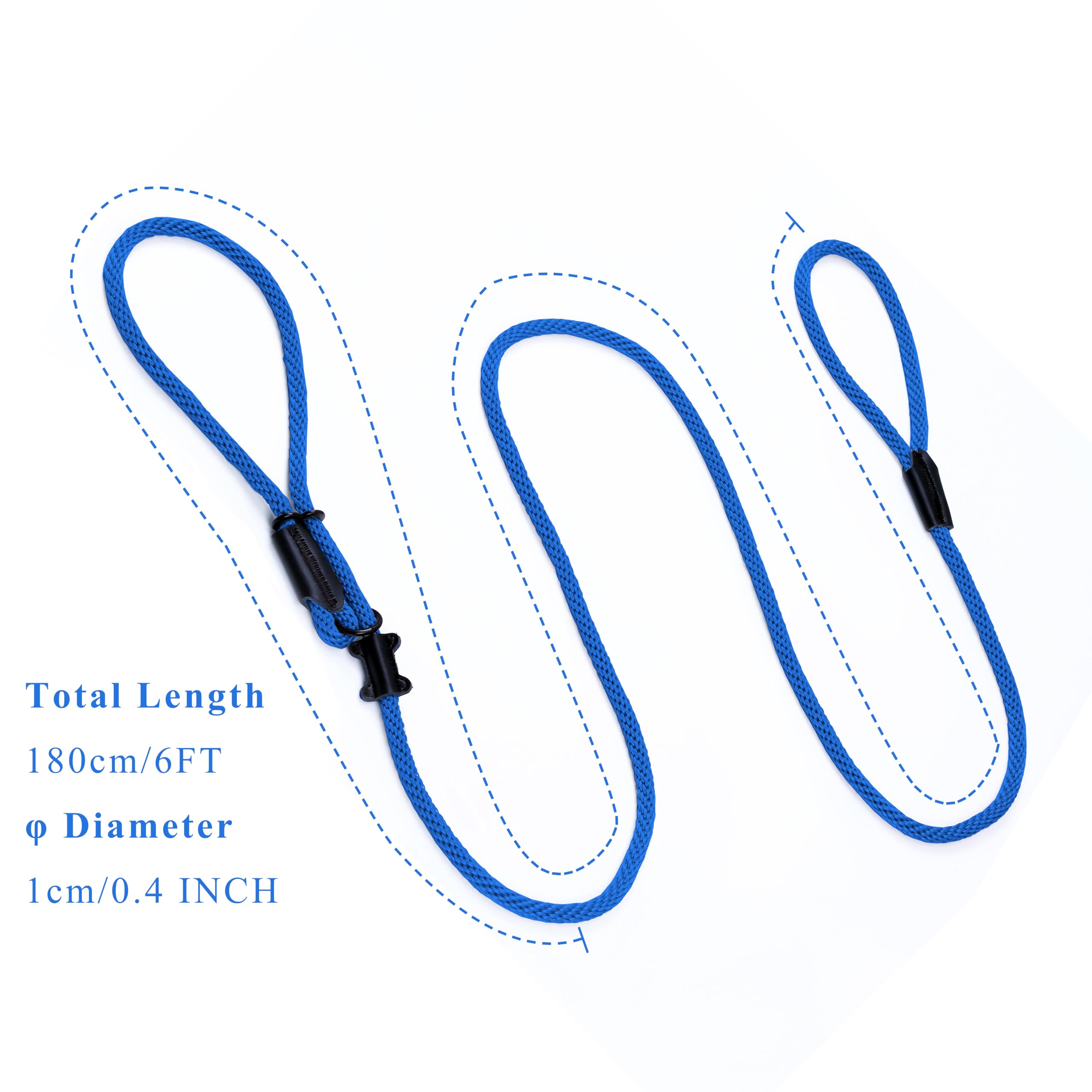 Lihtaiyi adjustable straps blue headhalter enables proper fit and safer control