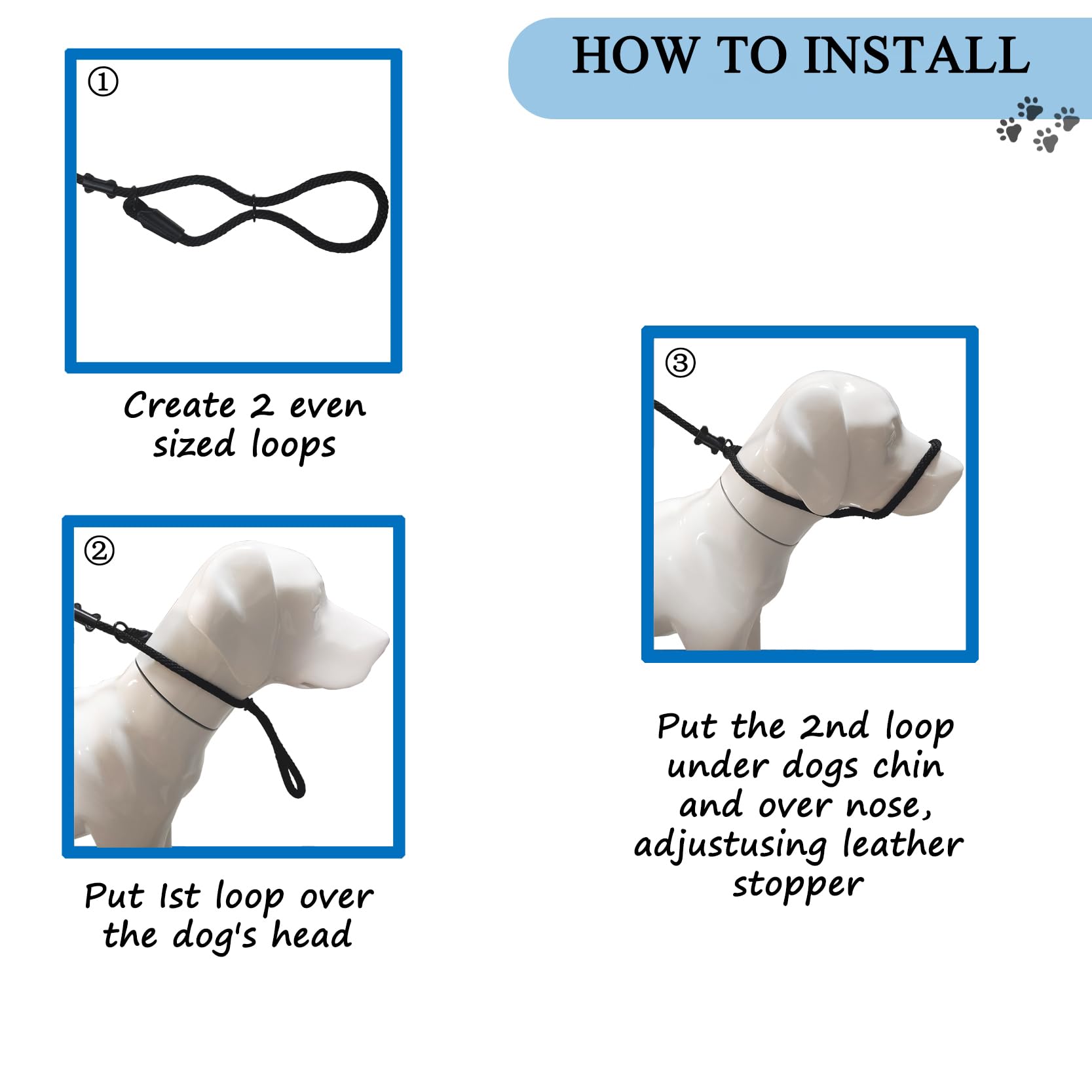 Lihtaiyi dog control blue shows safer quiet walks and reduced startling reactions