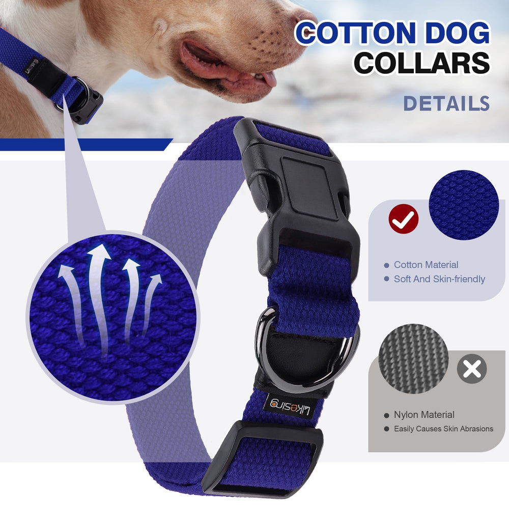 Likesing quick release buckle collar for safe on/off