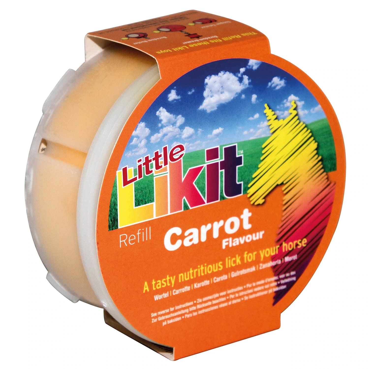 Likit Little Likits Mint in a Boredom Breaker toy for enrichment.