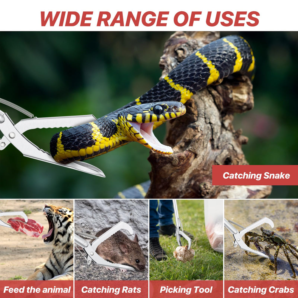 Likorlove snake grabber tongs multi-use tool for debris removal