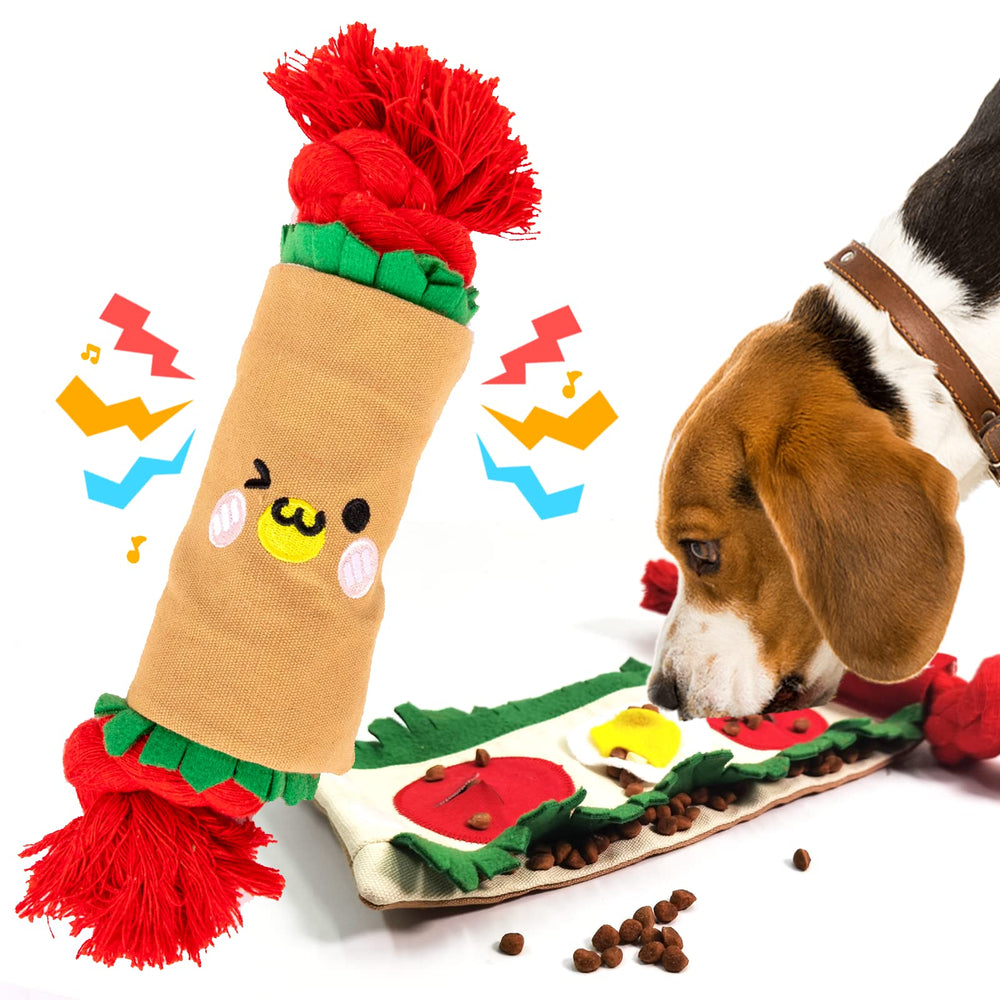 lilfrd burrito-snuffle-mat-closeup boosts slow eating and enrichment during meals